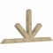 Ekena Millwork Saratoga Rough Sawn Timber Gable Bracket, Douglas Fir, 108"W x 49"H x 6"D x 6"F, 11/12 Pitch GBW108X49X0606SAR00RDF - alternate 2